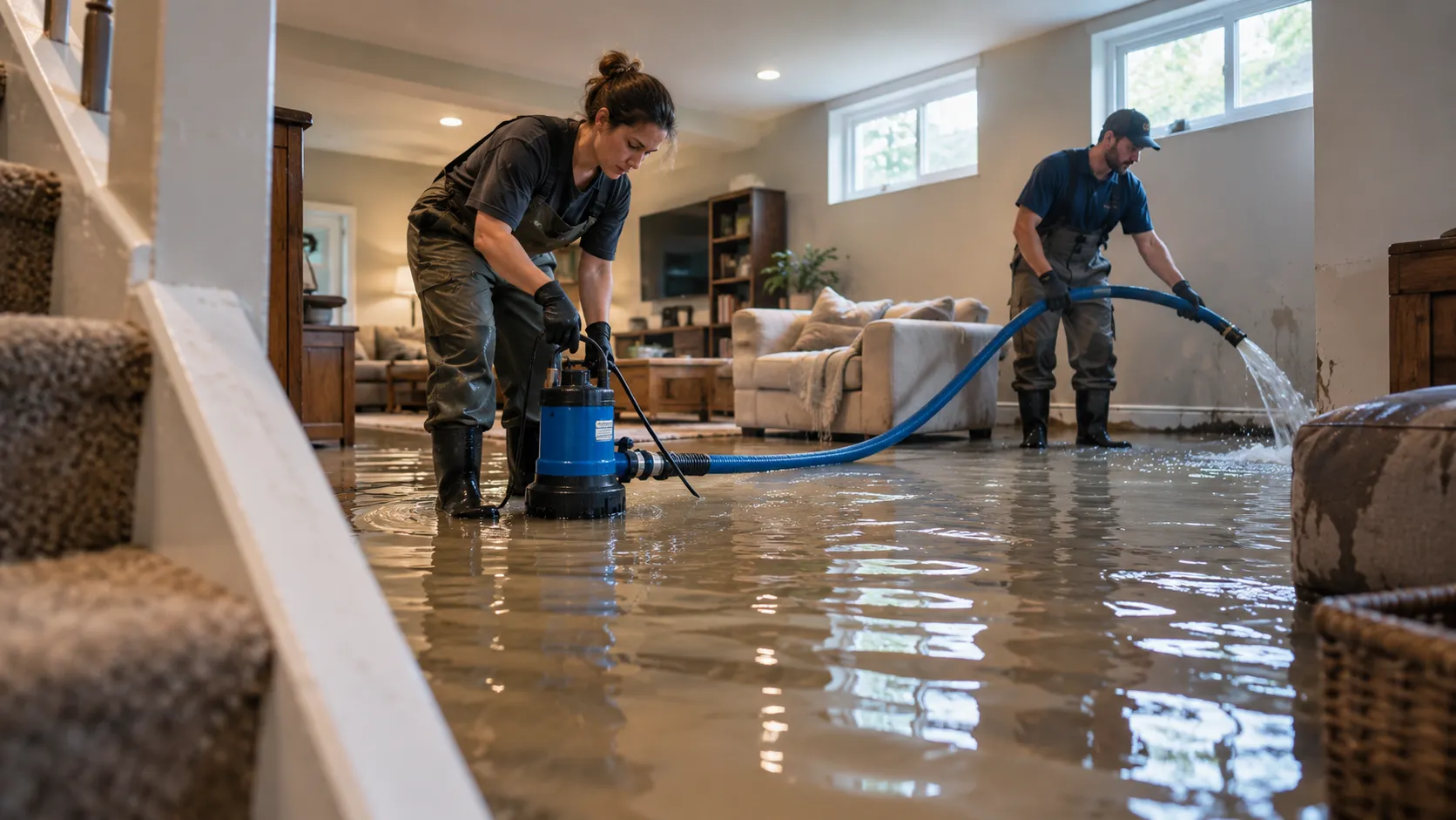 Flooded Basement Cleanup in Tulsa, OK